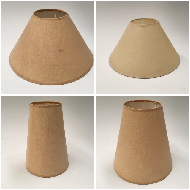 LAMPSHADE, Cone (Small) - Parchment Assorted